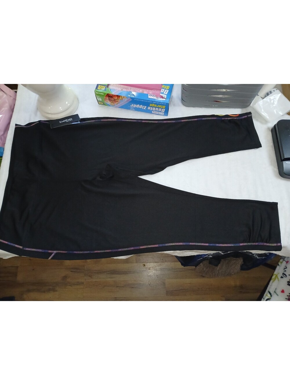 Bebe sport black capris